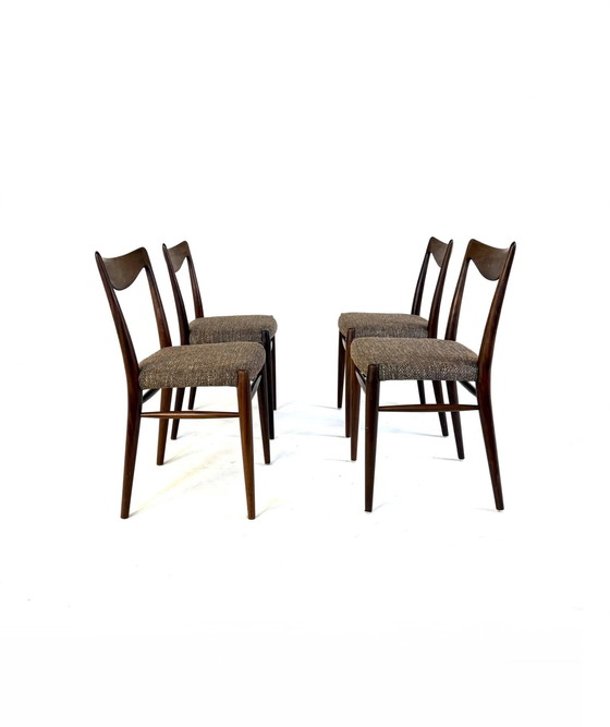 Image 1 of 4 sedie da pranzo restaurate, Rastad & Relling '60