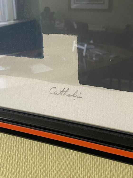 Image 1 of Painting Bouquets de soucis et d'anémones - Cathelin