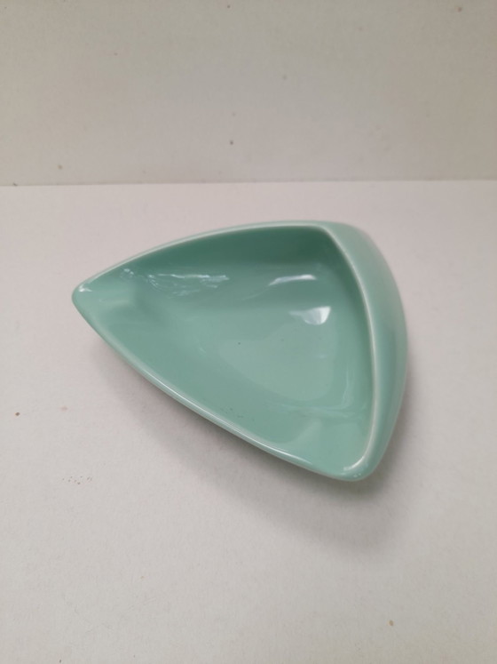 Mooie watergroene asbak jaren 50 – Decoratieve objecten, Keramiek (photo 3 of 7)