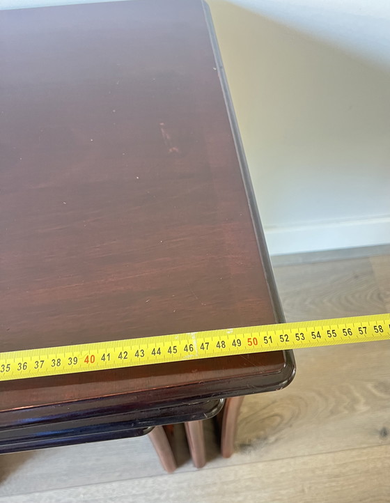 Image 1 of Set di 3 tavolini impilabili vintage