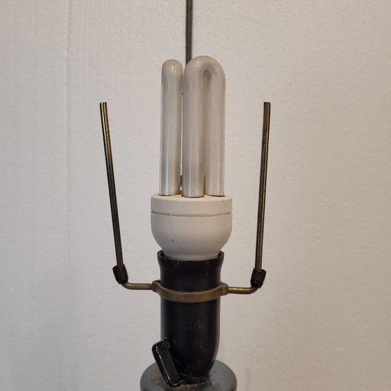 Image 1 of Tischlampe, glasierte Keramik, Hanne Stentøj, Skandinavische Moderne, 60er Jahre - Dänemark