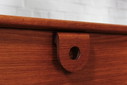 Teak cabinet shelf wall unit RT Möbel Ristenpatt design vintage