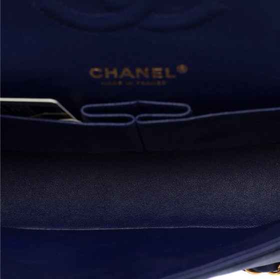 Image 1 of Borsa CHANEL Timeless/Classique in Cuir Bleu - 103359