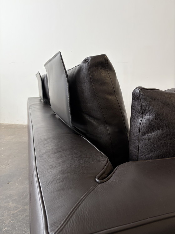 Minotti Powell Canapé Designer Cuir – Canapés 3 places, Leather (photo 7 of 14)