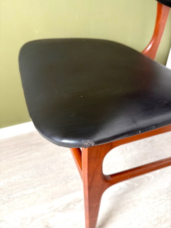 4x vintage chair – Dining chairs, Skai, Wood (photo 10 of 11)