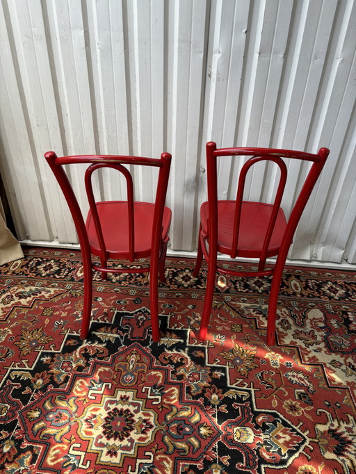 Vintage Thonet stoelen Mundus