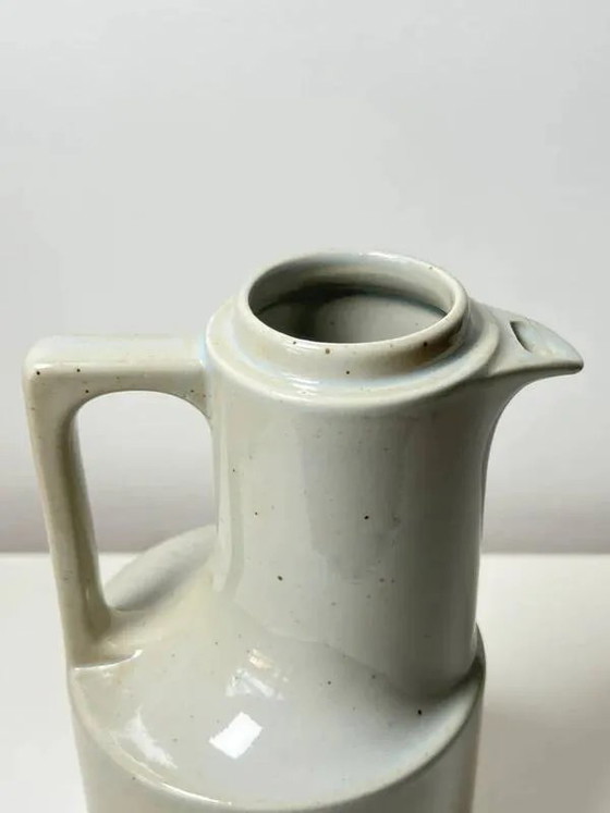Vintage Brenne stoneware carafe / pitcher – Grand Feu model, 1970s – Glass & Decanter, Porcelain, Rustic (photo 2 of 5)