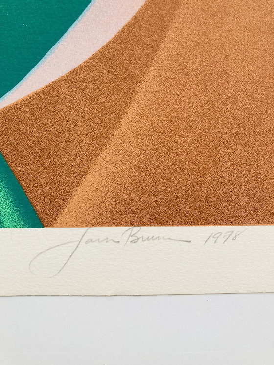 Image 1 of Jack Brusca - Fiore di globo - Serigrafia vintage