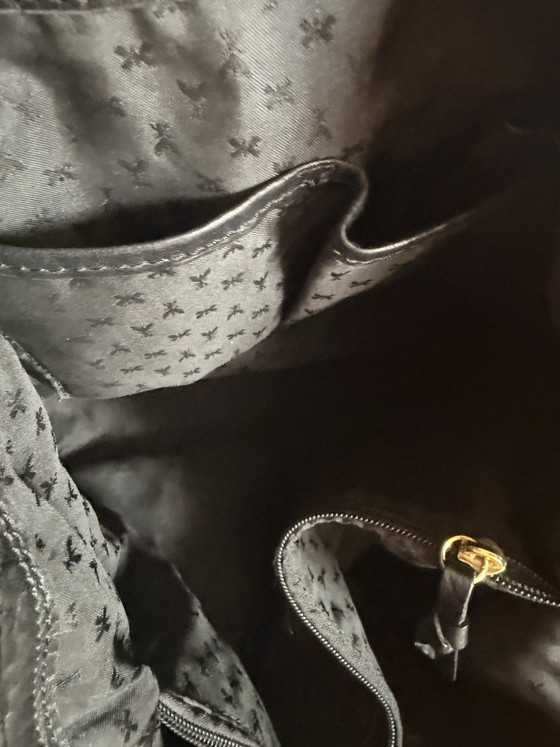 Bolso de compras Patrizia Pepe de piel negra – Bolso grande – Con relieve de cocodrilo – Bolsos tote (photo 4 of 15)