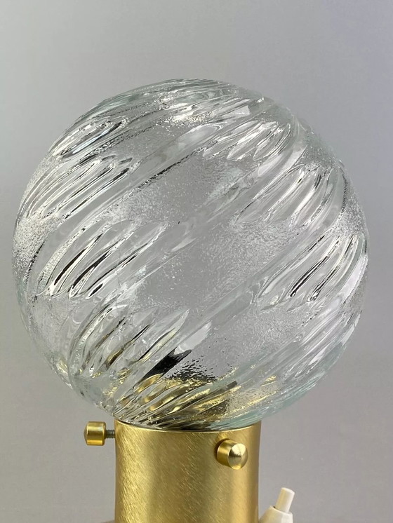 Image 1 of Lampada a sfera anni '60-'70, lampada da tavolo, lampada da comodino, design dell'era spaziale