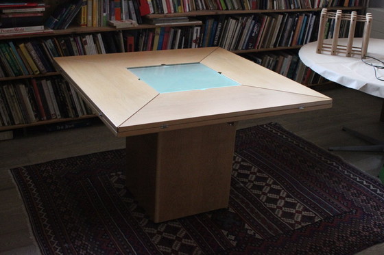 Image 1 of Tavolino trasformabile "cirkante" di Bob & Dries Vanden Berghe per Vanden Berghe Pauvers, Belgio 1970