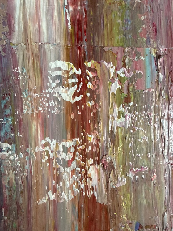 Une dernière couche (acrylique sur lin) 120 x 90 cm, cadre en bois noir inclus – Peintures et dessins, Canvas (photo 5 of 5)