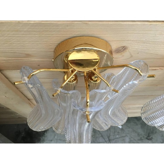 Image 1 of Coppia di applique da parete Sputnik in vetro di Murano Selle, dal design celestiale.
