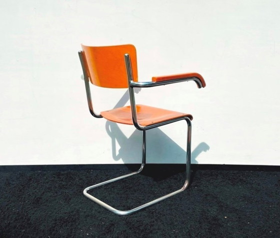 Image 1 of 3 vintage stoelen Mart Stam [ Bauhaus ] industrieel 1930s