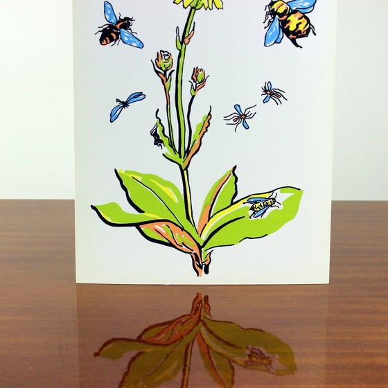 Image 1 of Vintage Czechoslovakian Pop Art Style Wall Panel (1960s)