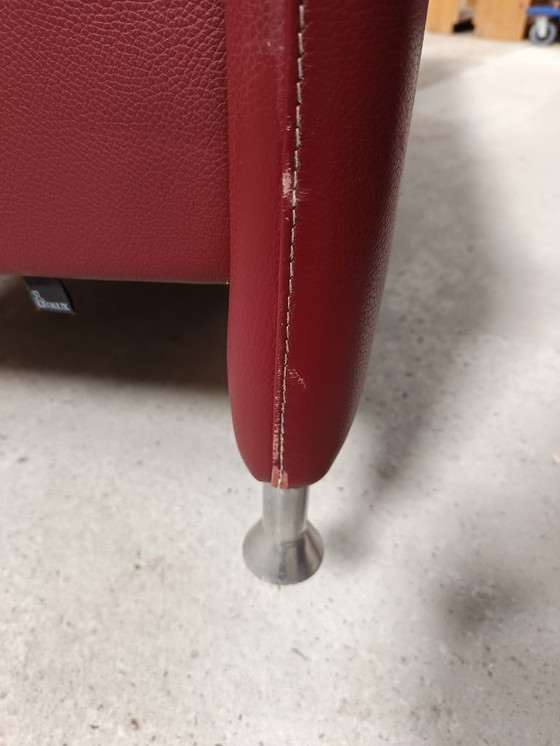 Image 1 of Set di divani Leolux Paian 2 posti 3 posti Senso Granata Pelle