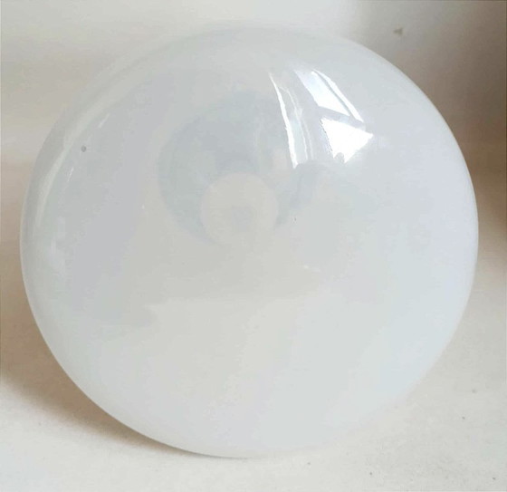 Image 1 of Suspension opaline Art Déco Hauteur 53 cm