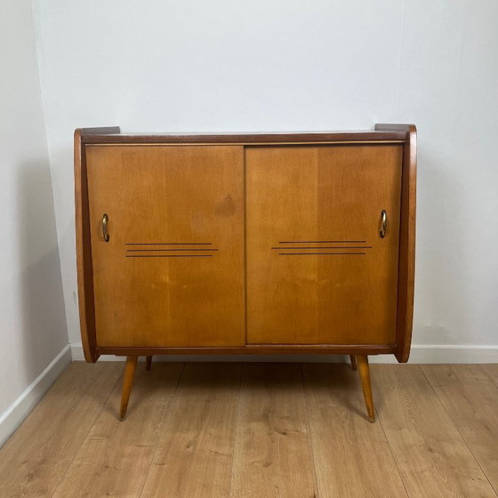 Image 1 of Vintage wooden shoe cabinet, 1960