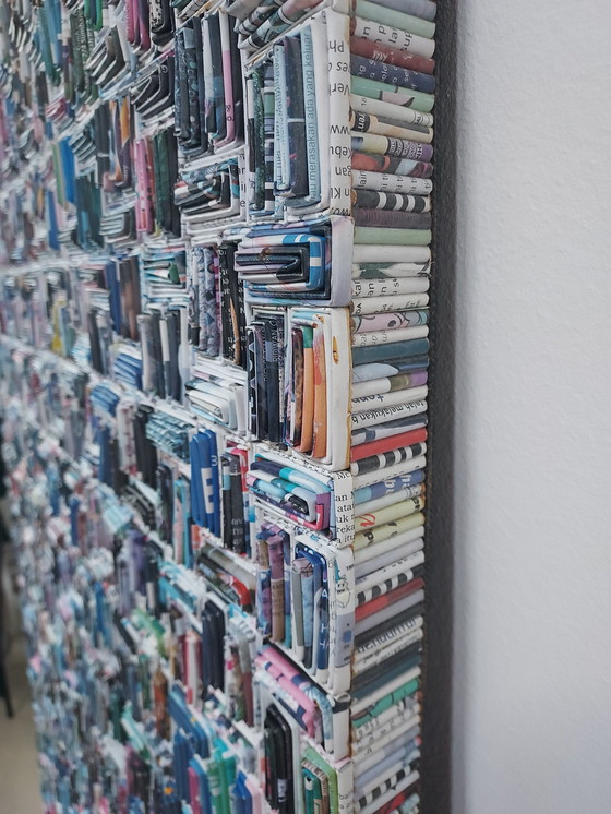 Image 1 of Wandpaneel papierkunst Indonesie