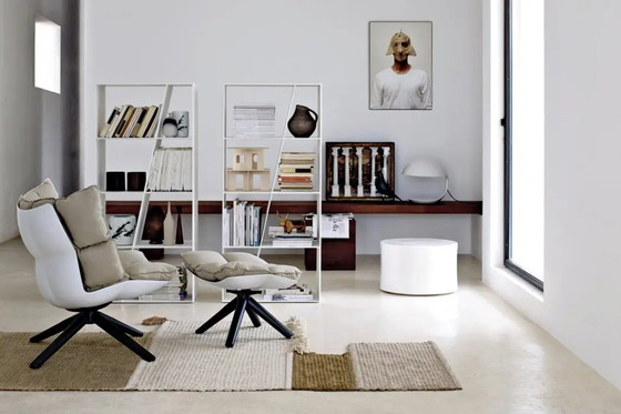 Image 1 of HUSK armchair and footstool - B&B Italia - Design by Patricia Urquiola