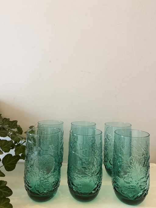 Set di 6 bicchieri da long drink vintage italiani