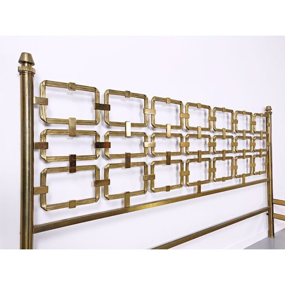 Image 1 of Vintage Brass Bed by Luciano Frigerio, 1970s