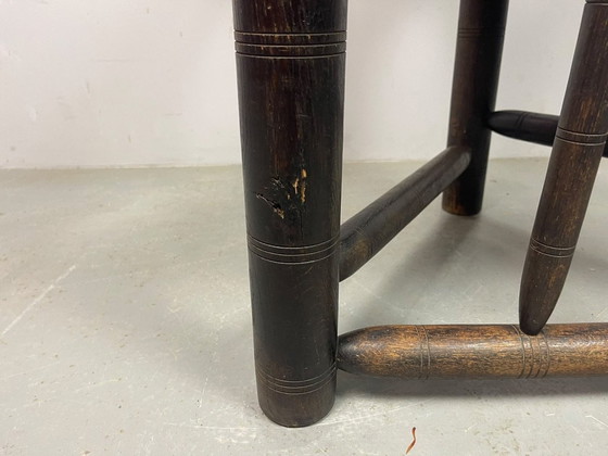 Zeldzame Ethiopische Gurage Hoofdmanstoel, handgesneden hardhout, ca. jaren 30. – Eetkamerstoelen, Wood (photo 15 of 17)
