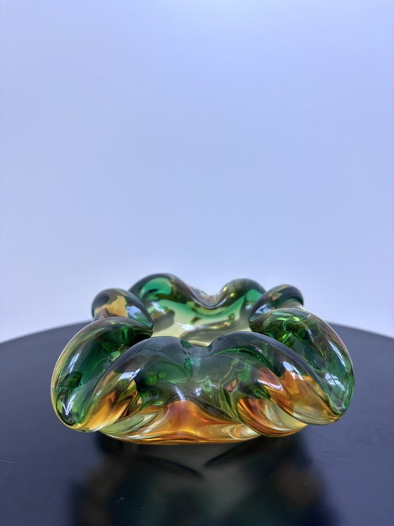 Set van 3 vintage Murano Sommerso glazen schalen van Vetri D'Arte – Glass (photo 16 of 21)