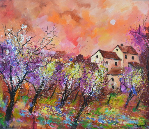 Magic blooming trees