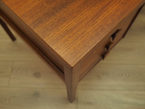 Escritorio danés de teca con seis cajones, chapado en madera, década de 1960. – Wood (photo 10 of 19)