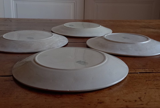 Image 1 of 4 platos de postre de loza de Castres