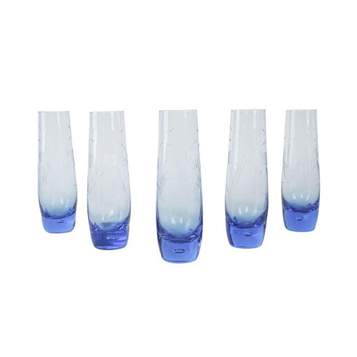 Set di bicchieri, design italiano, anni '80, produzione: Italia