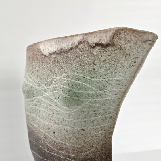 Image 1 of Vintage signed 1960s ceramic vase, female body, 60s, DLG Jean de Lespinasse, 60s