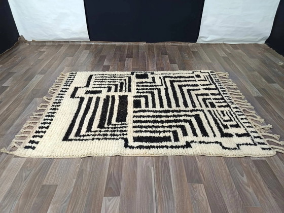 Tapis traditionnel fait main 250cm x 150cm Marocain – Wool (photo 6 of 13)