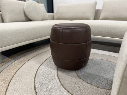 Design on Stock Barrell 45 Footstool Loxton leather Mountain