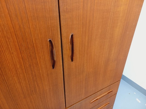Image 1 of Vintage Scandinavian teak wardrobe from the 1960s