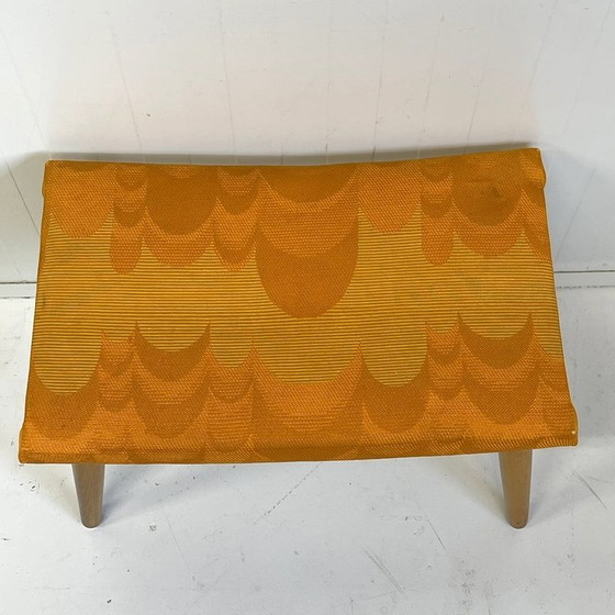 Image 1 of Vintage retro seventies footstool footstool stool