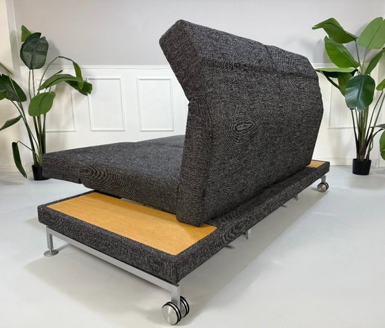 Image 1 of Brühl Moule Sofa Grey Divano letto Funzione di riposo Pezzo da esposizione