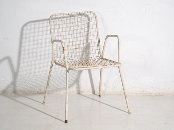 Antique outdoor chairs with armrests (c.1920). Set of 4 pieces #4 – Garden chairs, Iron (photo 39 of 40)
