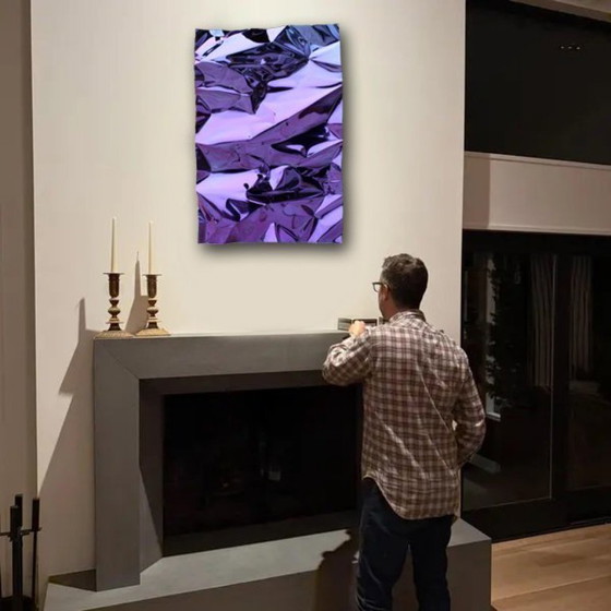 Image 1 of "Paarse golven" premium design