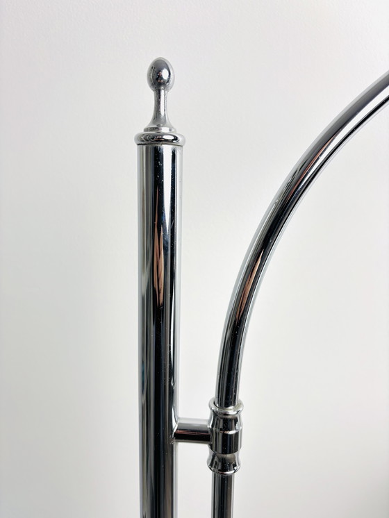 Image 1 of Lámpara de pie cromada Art Déco/de mediados de siglo, 1960