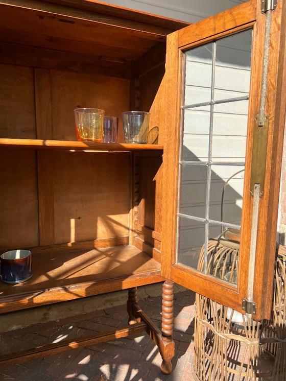 Image 1 of Bellissima vetrina/libreria/mobile bar inglese antico/vintage