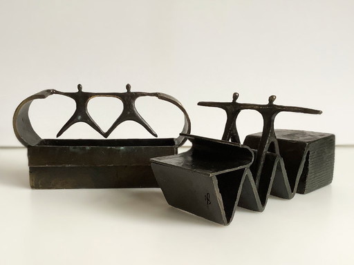 Two sculptures Mark Brouwers