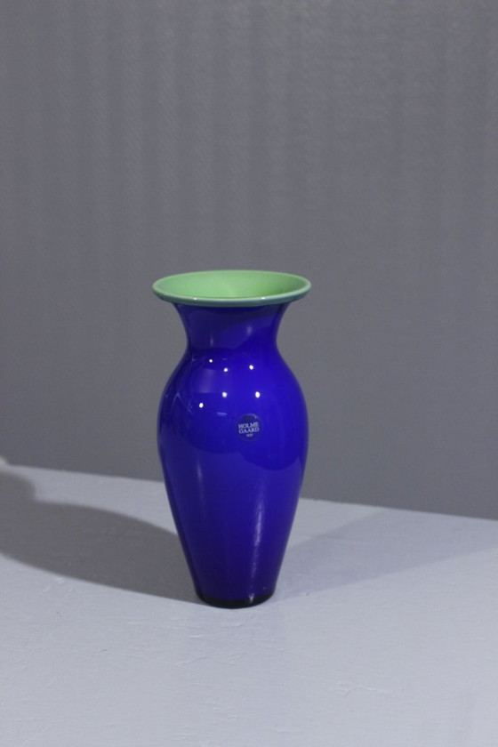 Image 1 of Anja Kjaer & Holmegaard – Vase „Isis“, postmodernes Design, Dänemark 1999