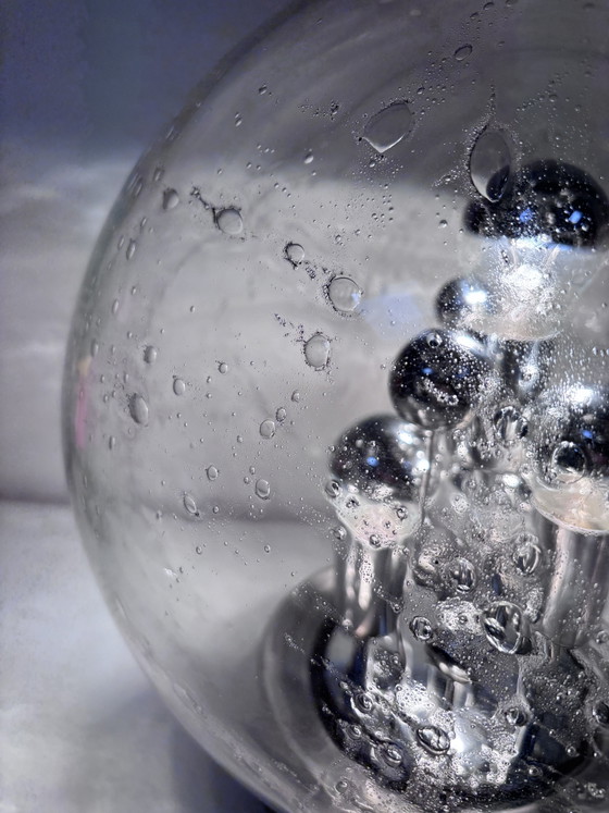 Originele Vintage Doria Leuchten 'Big Ball' Tafellamp Jaren 70 Space Age Klassieker – Tafellampen, Glass (photo 13 of 15)