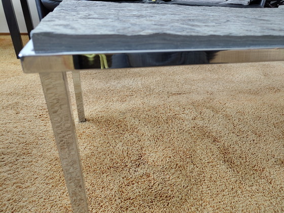 Image 1 of Coffee table with slate top