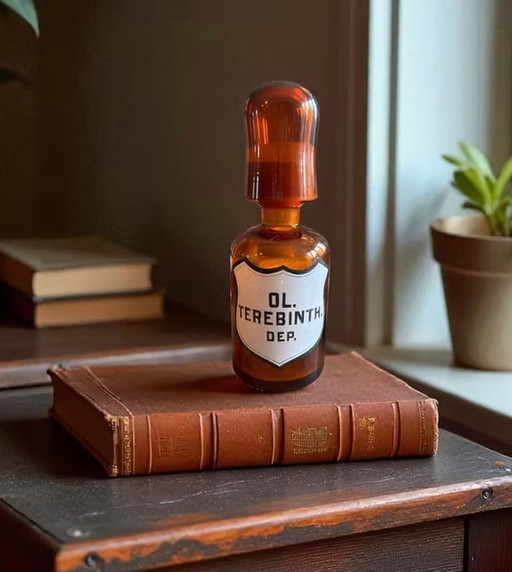 bouteille d'apothicaire ancienne