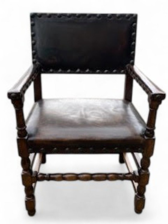 Image 1 of 8 sedie da castello antiche