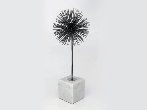 Image sculpture Kene Bjerre Denmark – beeldhouwkunst, Metal, Marble