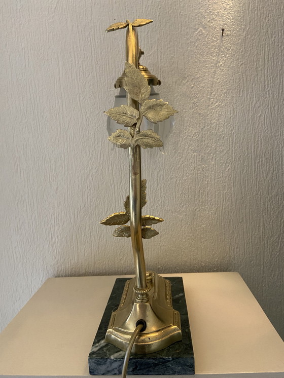 Image 1 of Art Nouveau style articulated bronze desk lamp